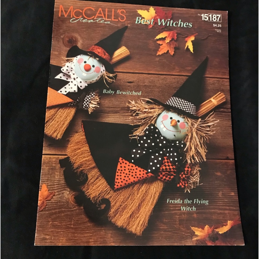 McCall's Best Witches Halloween Seasonal Autumn Fall Bewitched Hatfield 1995